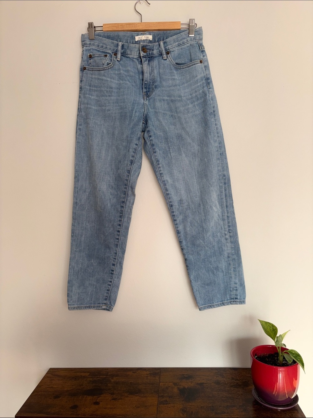 Classic Blue Women's straight Jeans -27